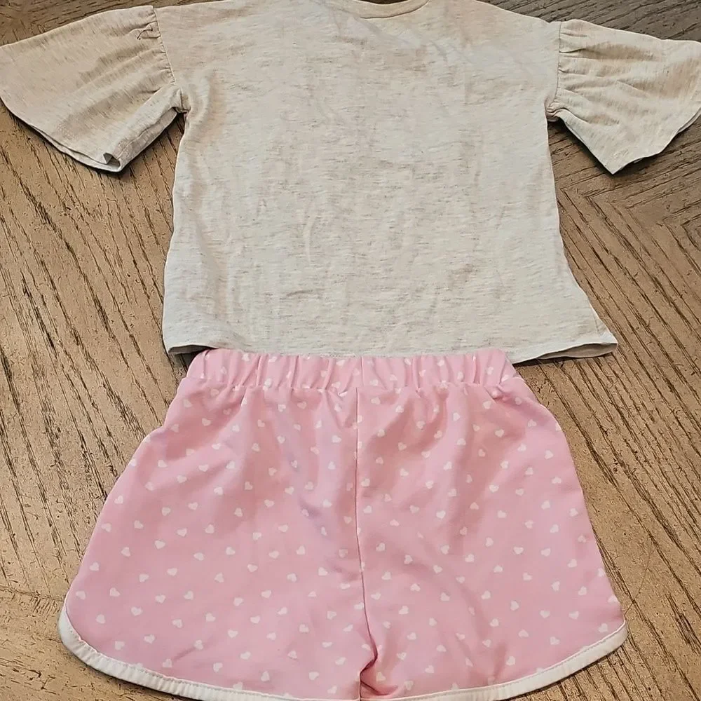 Minnie Mouse Bell Sleeve Shirt And Short Size 5 Kindness